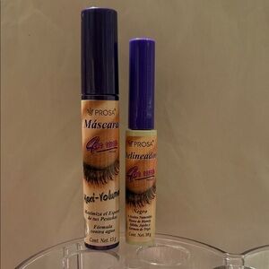 Prosa Maxi-Volume Mascara and Eyeliner Set - black
